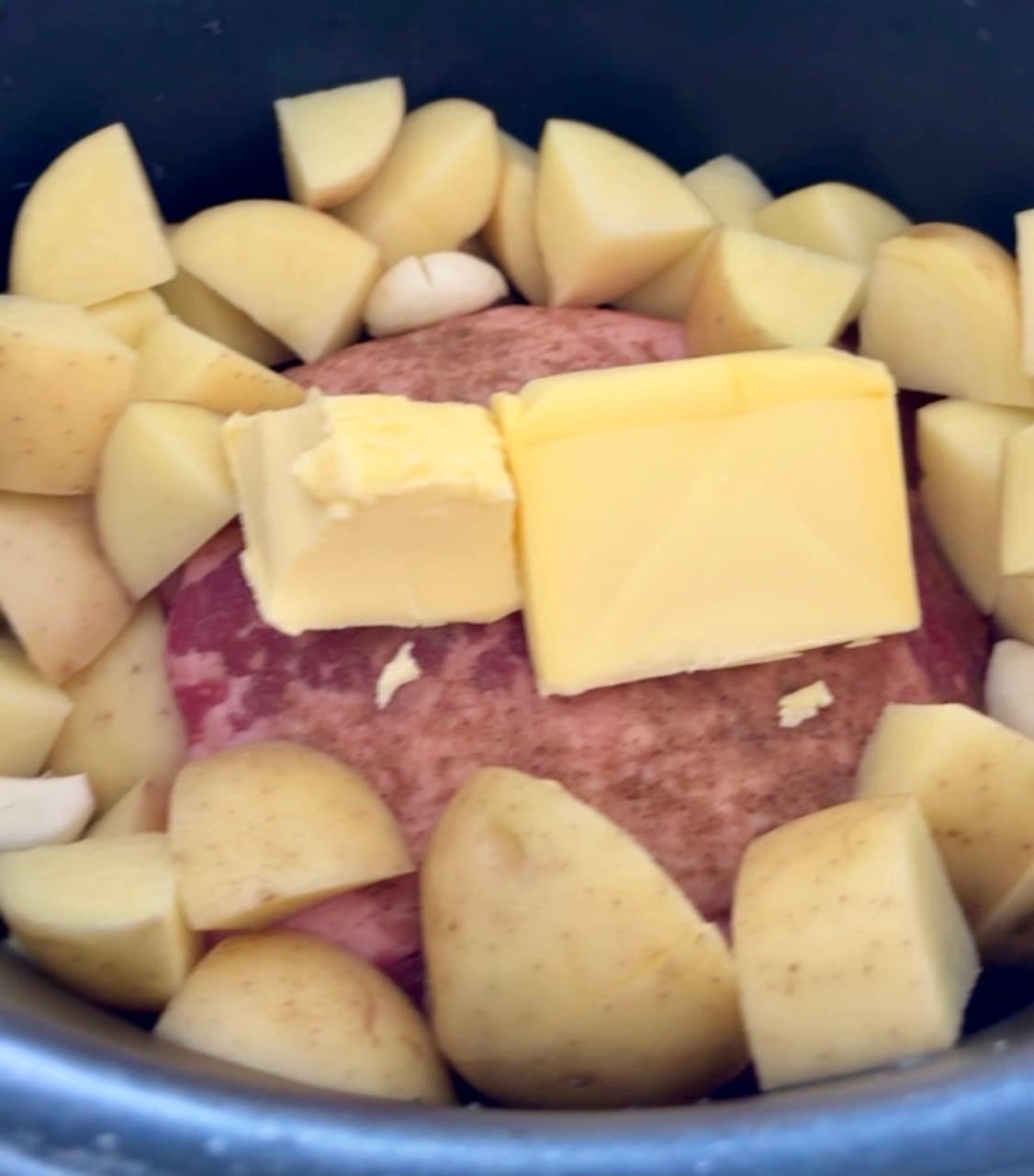 Layer with Potatoes and Butter