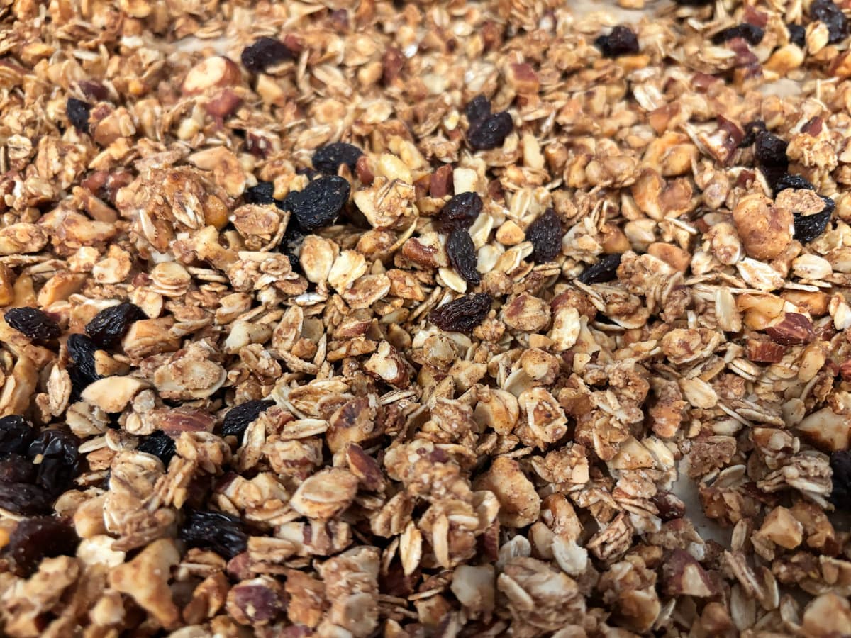 Crispy Sweet & Salty Granola (Gram Measurements)