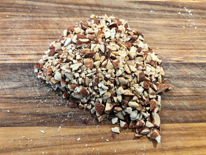 Chop the Roasted Almonds