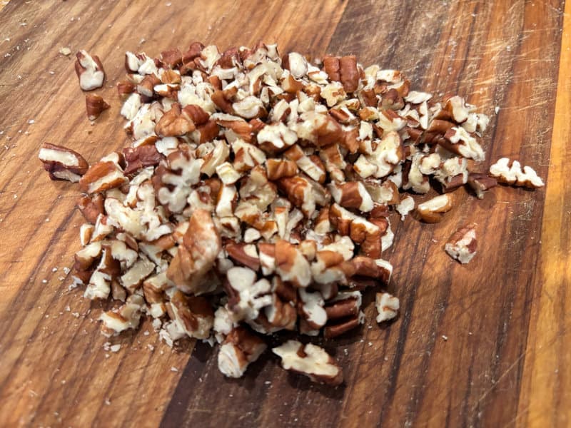 Chop the Pecans or Cashews