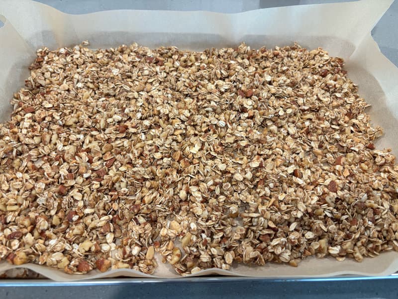 Spread & First Bake (15 Minutes)