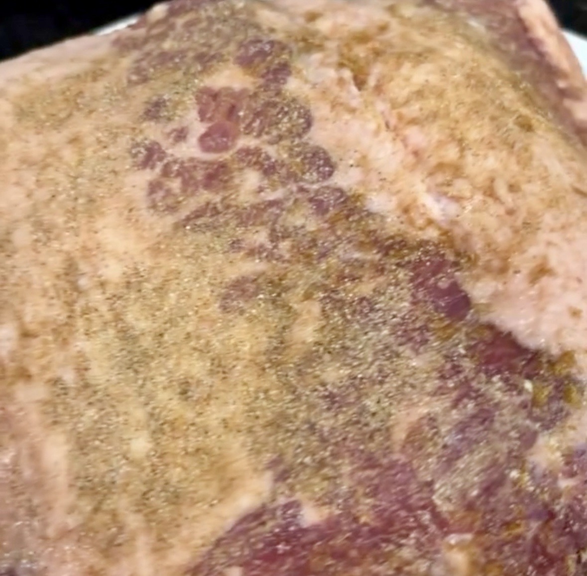 Marinated beef brisket