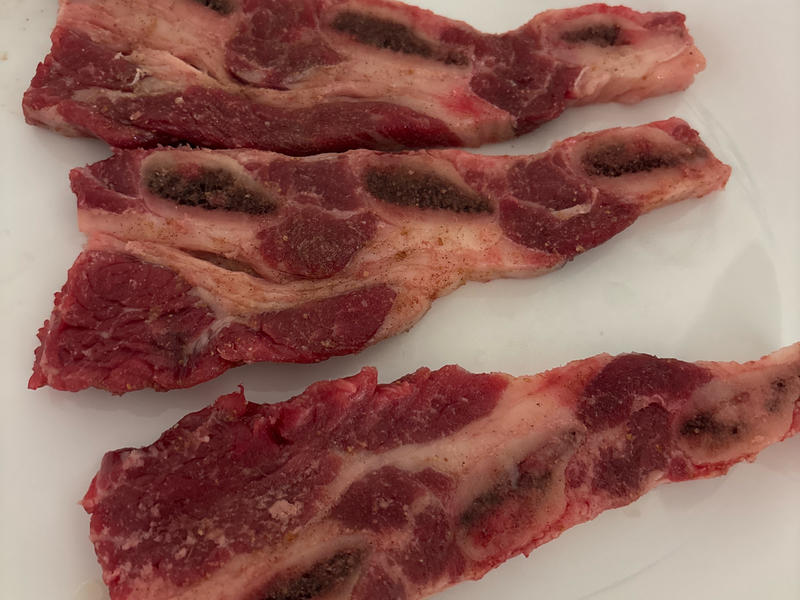 Seasoning Beef Flanken Ribs