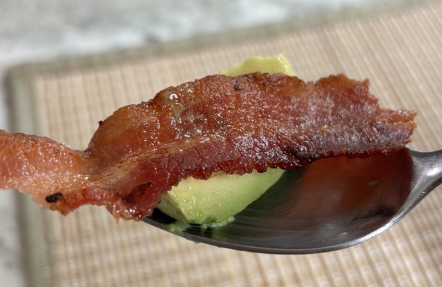 Avocado with Bacon