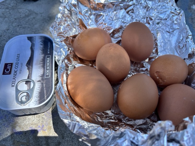 Eggs and Cod Liver