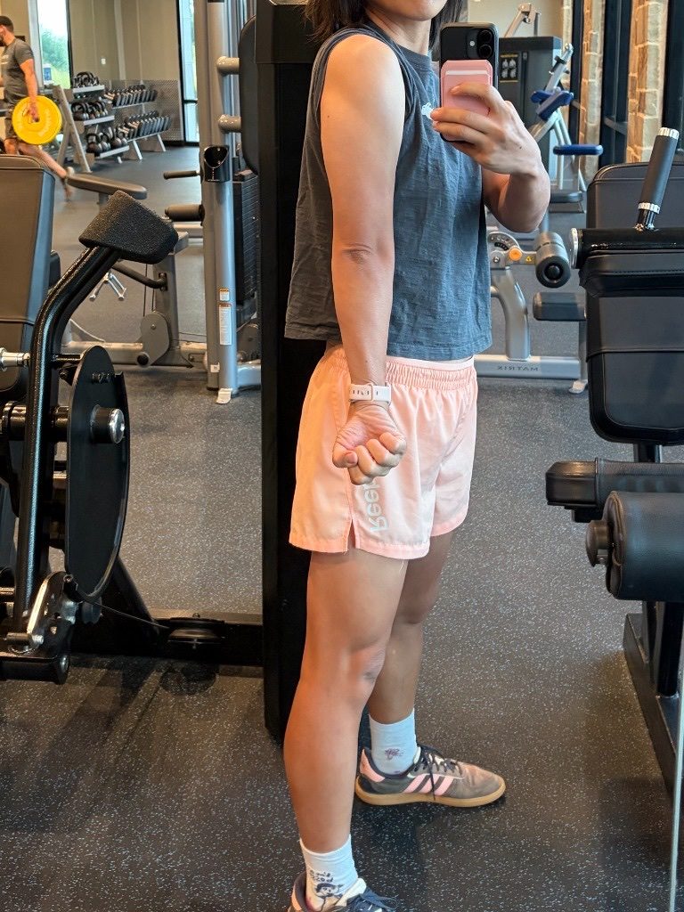 Gym Workout and Muscle Growth Progress