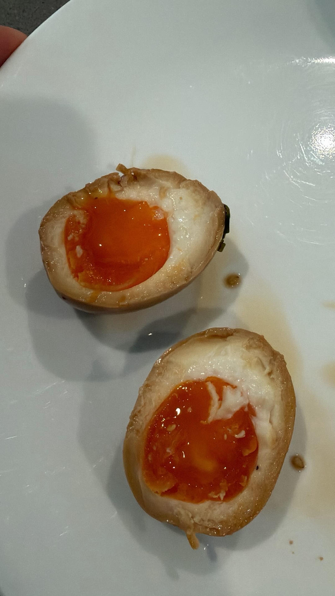 Serve chilled with jammy yolks