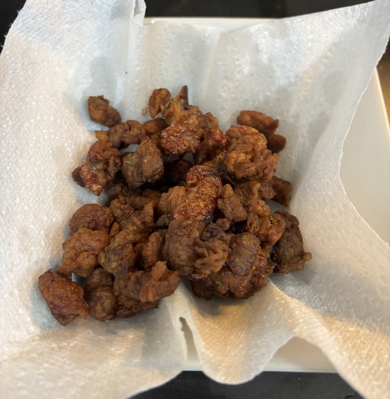 Beef fat bites