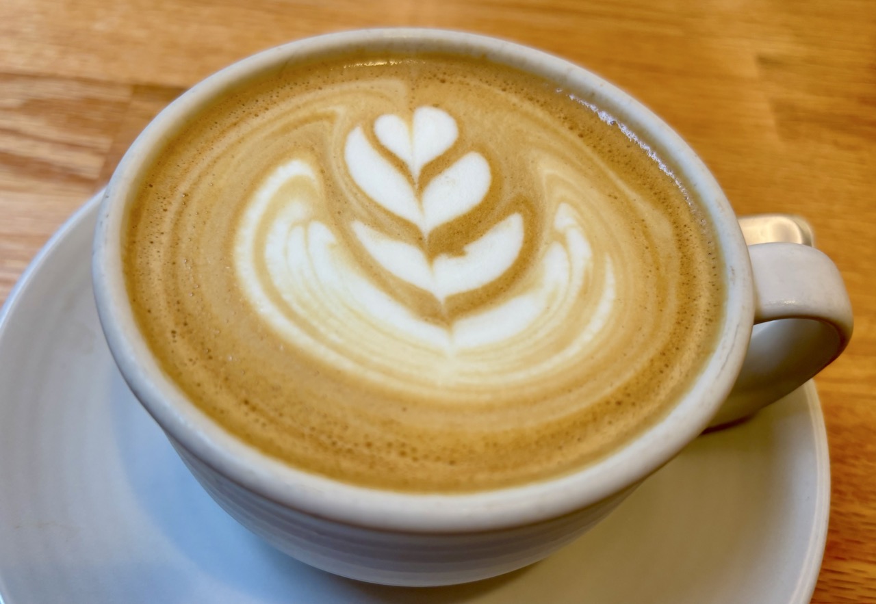 flat white at Industry Beans