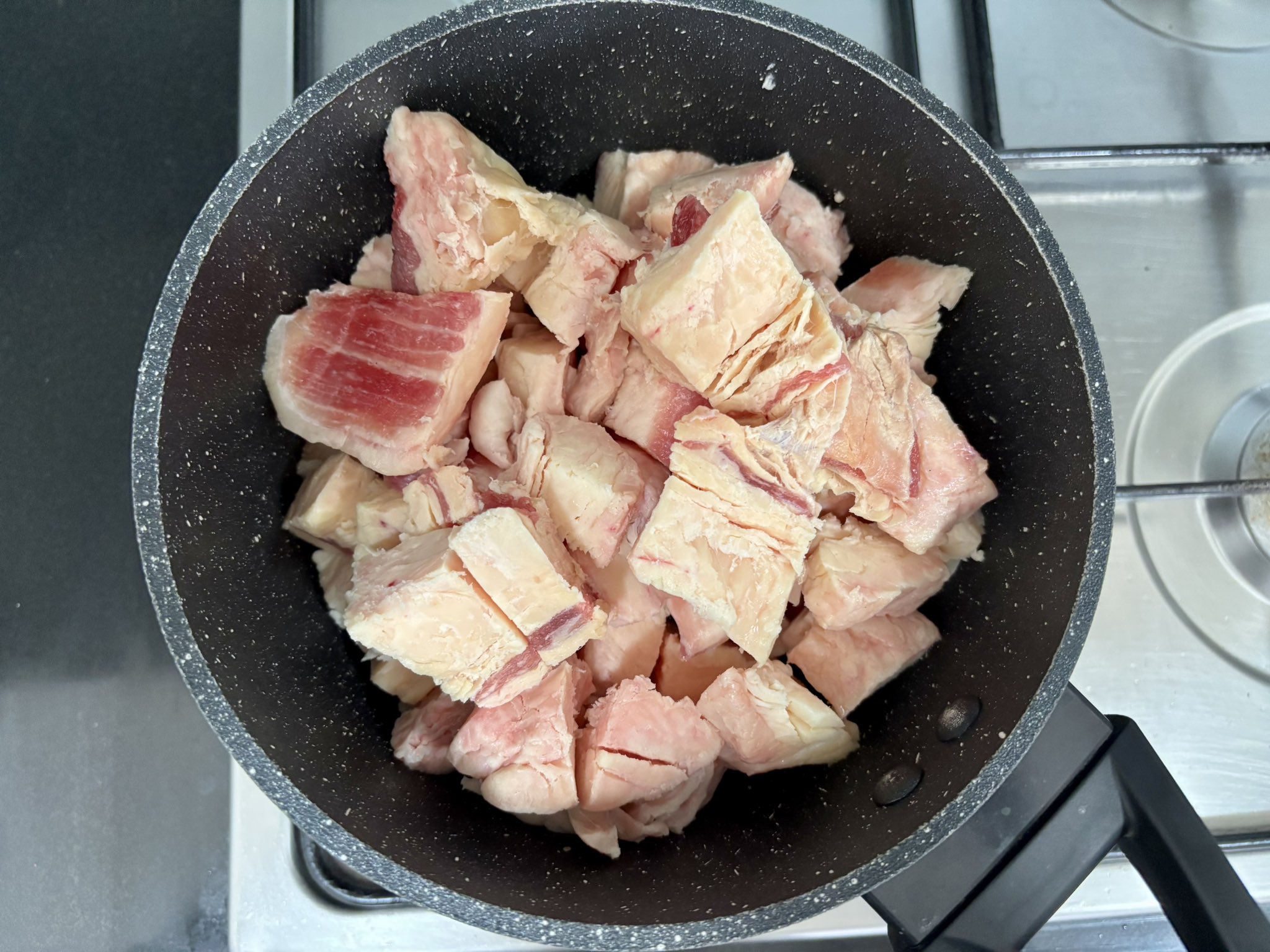 Uncooked beef fat