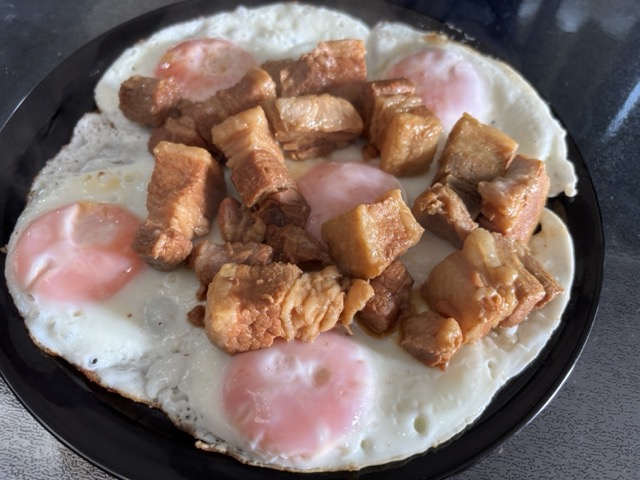 Braised pork belly