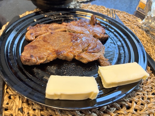 Steak with butter