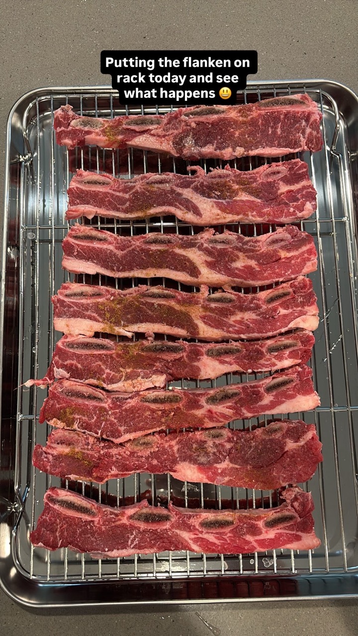 August 10 flanken style beef ribs