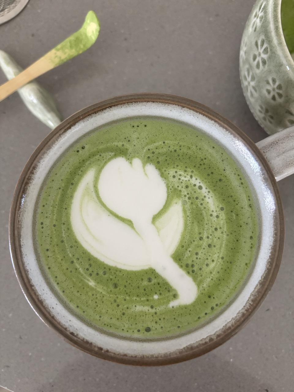 August 14 matcha latte