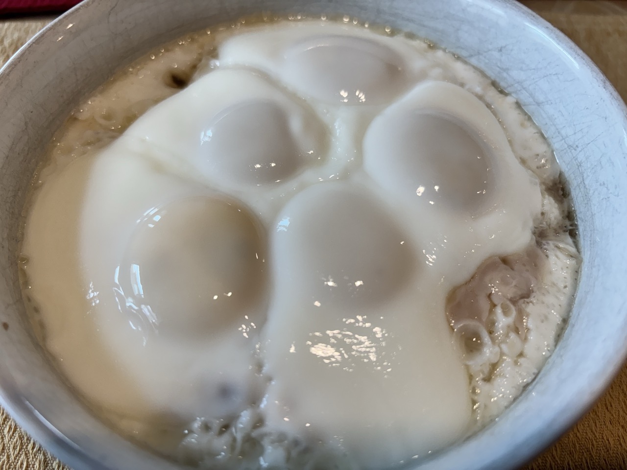 August 31 steamed eggs over ground pork