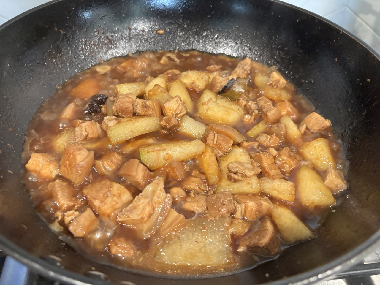 August 5 braised pork bellies with wintermelon